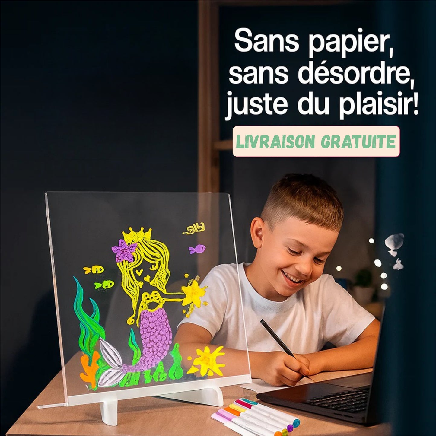 Tablette à dessin lumineuse Toyidoo™