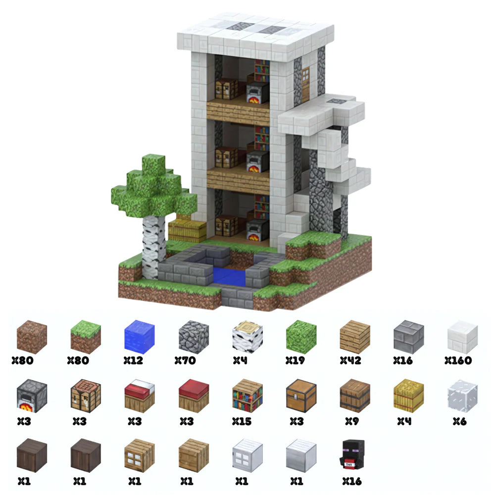 Le Donjon de l’Explorateur (538 pièces) - BlockCraft